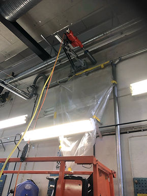 saxlift används ute på ett av våra projekt hos kund.